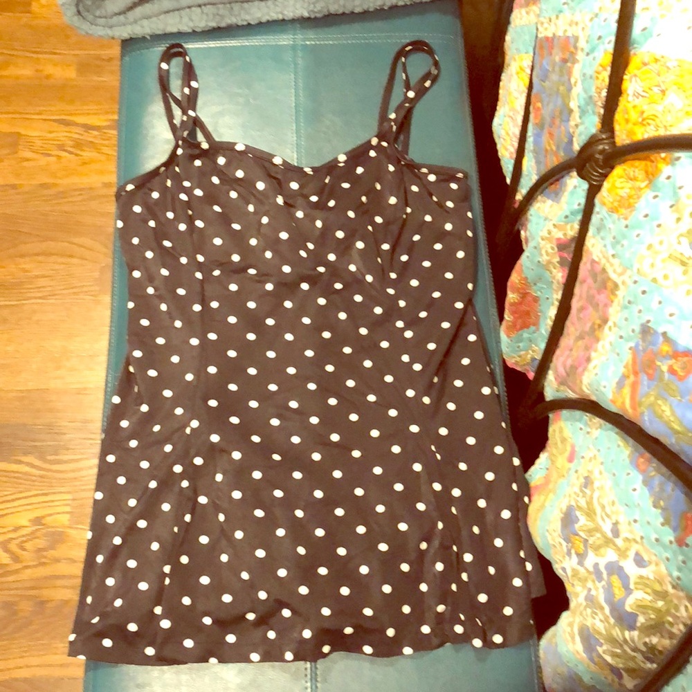 Polka dot swimdress by Longitude